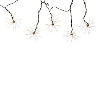 Kurt Adler 75-Light Cluster Burst Warm White Superbright LED Light Set with Green Wire