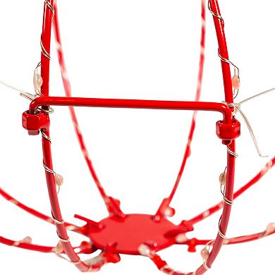 Kurt Adler 8" Red LED Foldable Metal Sphere