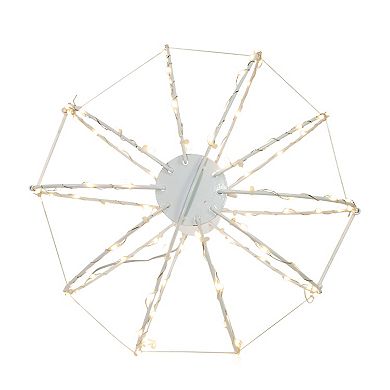 Kurt Adler 12" Warm White LED Foldable Metal Sphere