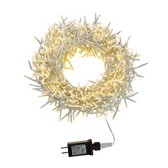 Kurt Adler 33-Ft. 1000-Light Cluster Garland with Warm White LED Lights