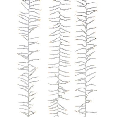 Kurt Adler 65-Ft. 2000-Light Cluster Garland with Warm White LED Lights