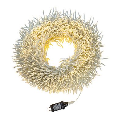 Kurt Adler 98-Ft. 3000-Light Cluster Garland with Warm White LED Lights