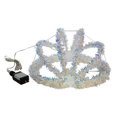 Kurt Adler 12" Multi-Color LED Tinsel Foldable Sphere