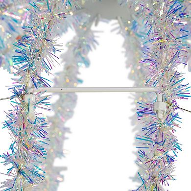 Kurt Adler 12" Multi-Color LED Tinsel Foldable Sphere