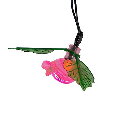 Kurt Adler UL 10-Light LED Pink Rose Light Set