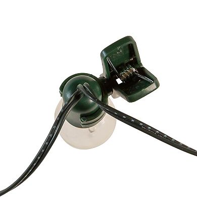 Kurt Adler Battery-Operated 7-Light Flicker Flame Light Set with Clips