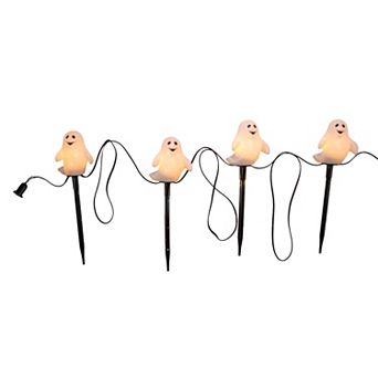 Ghost Garden Stake Light 4 pc Set
