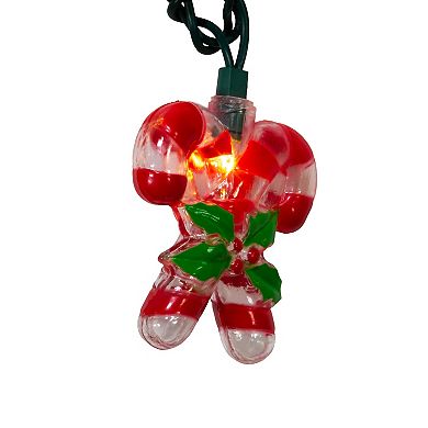 10-Light Candy Cane String Lights