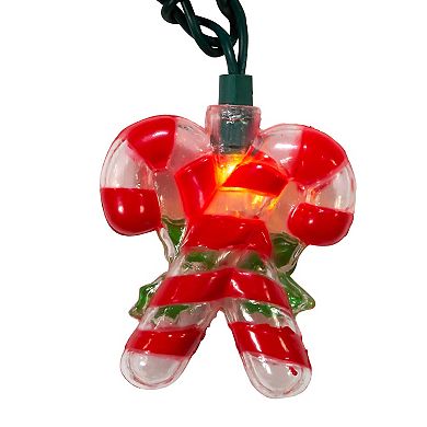 10-Light Candy Cane String Lights