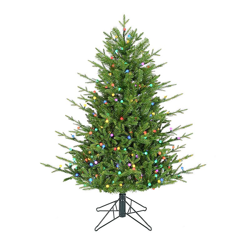 LED 4-ft. Multicolor Timberland Artficial Christmas Tree