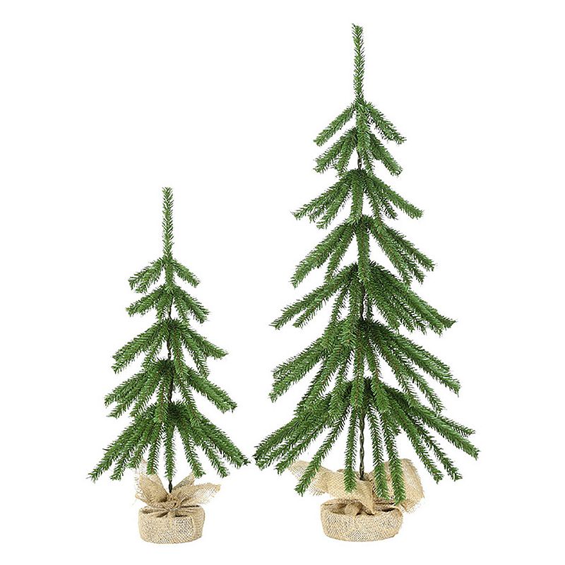 3-ft. Alpine Artificial Christmas Tree 2-piece Set, Green