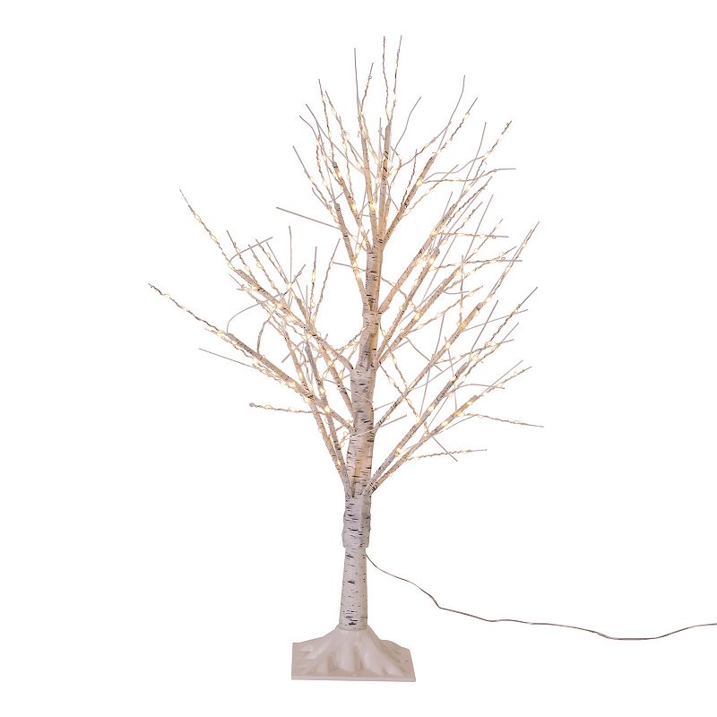 3-ft. Branch Twinkle LED Artificial Tree, White