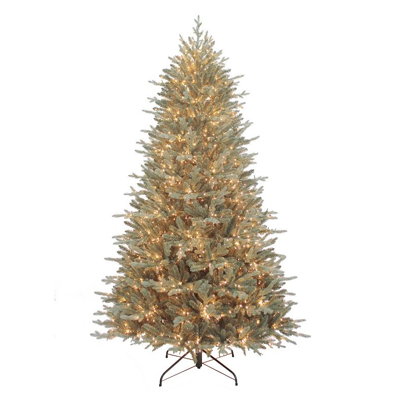 7.5-ft. Pre-Lit Cluster LED Blue Spruce Artificial Christmas Tree