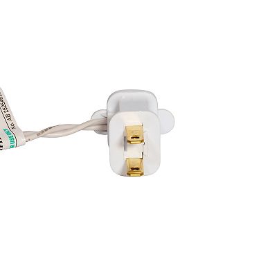 10-Light Ivory Dress Angel Christmas Tree Topper