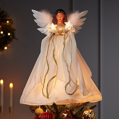 10-Light Angel Christmas Tree Topper