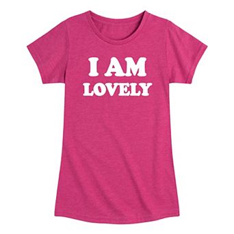 Girls 7-16 I Am Lovely Graphic Tee