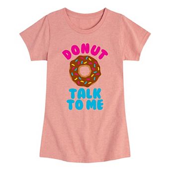 Girls 7-16 Donut Talk To Me Graphic Tee