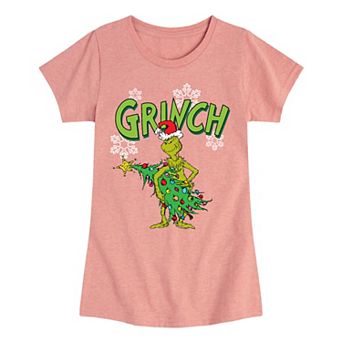 Girls 7-16 Grinch Christmas Graphic Tee