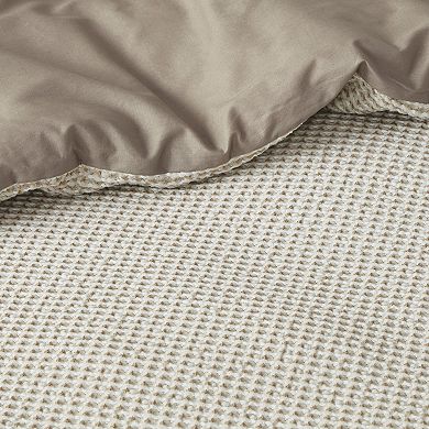 Clean Spaces Adalyn Waffle Weave Comforter Set with Shams