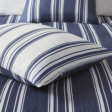 Intelligent Design Miles Striped Reversible Comforter Set with Shams