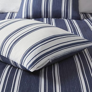 Intelligent Design Miles Striped Reversible Comforter Set with Shams