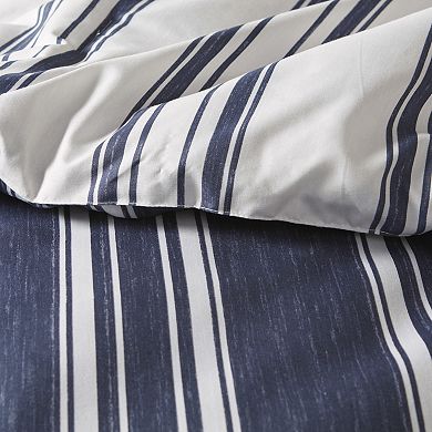 Intelligent Design Miles Striped Reversible Comforter Set with Shams