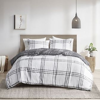 Intelligent Design Nathan Plaid Reversible Down-Alternative Comforter Set