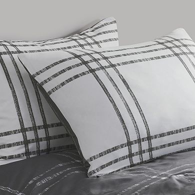 Intelligent Design Nathan Plaid Reversible Down Alternative Comforter Set with Shams