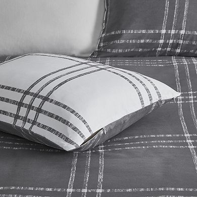 Intelligent Design Nathan Plaid Reversible Down Alternative Comforter Set with Shams