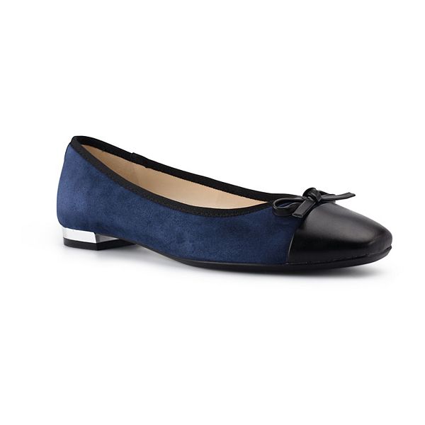 kohls navy flats