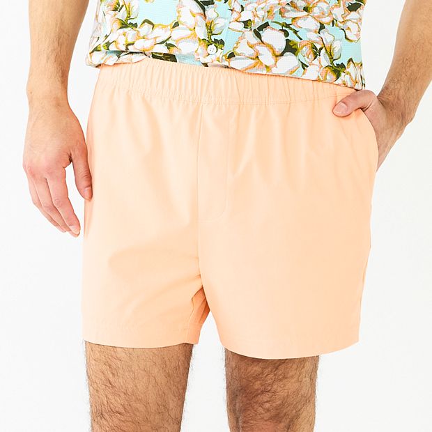 Kohls mens shorts elastic on sale waist