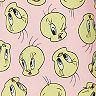 Women's Looney Tunes Tweety Bird Short Sleeve Pajama Top & Pajama Boxer Short Sleep Set
