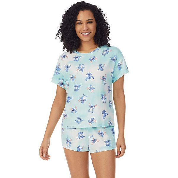 Women s Disney s Lilo Stitch Short Sleeve Pajama Top Pajama