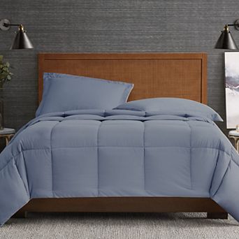 London Fog Garment Wash Solid Comforter Set