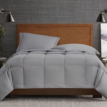 London Fog Garment Wash Solid Comforter Set