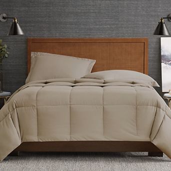 London Fog Garment Wash Solid Comforter Set