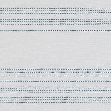 Sonoma Goods For Life® Ultimate Performance 2-Pack Blue Border 100% Blackout Curtain