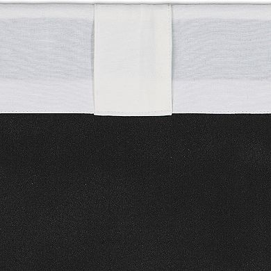 Sonoma Goods For Life® Ultimate Performance 2-Pack Blue Border 100% Blackout Curtain