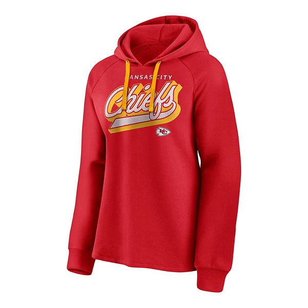 Nfl Kansas City Chiefs Women's Halftime Adjustment Long Sleeve Fleece  Hooded Sweatshirt : Target