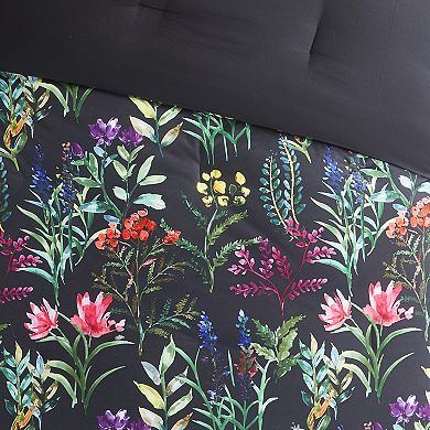 Madison Park Zaire 5-piece Floral Printed Antimicrobial Comforter Set with Shams