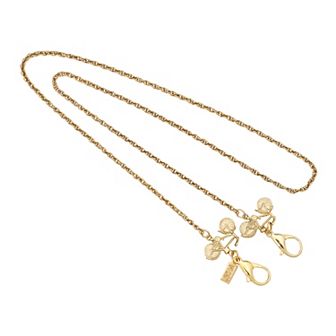 1928 Gold Tone Bicycle Chain Mask Holder