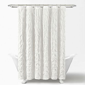 Lush Decor Ravello Pintuck Shower Curtain