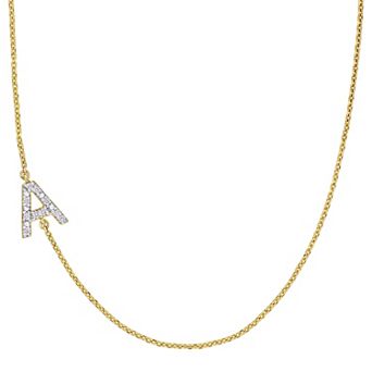 Stella Grace 14k Gold Diamond Accent Initial Necklace