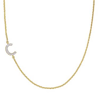 Stella Grace 14k Gold Diamond Accent Initial Necklace