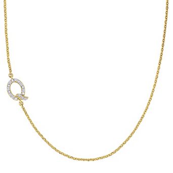 Stella Grace 14k Gold Diamond Accent Initial Necklace