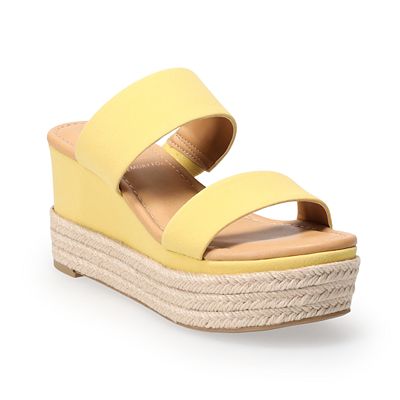 LC Lauren Conrad Mimosa 02 Women s Wedge Sandals