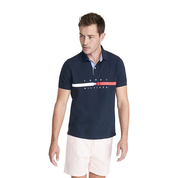 Big & Tall Tommy Hilfiger Flag Logo Polo