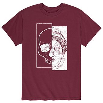 Men's Skull Statue Mix Tee