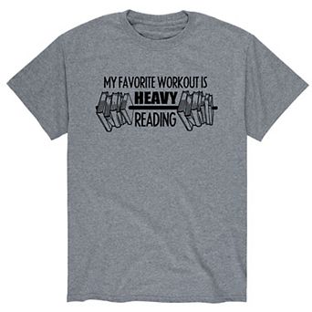 Men's My Favorite Workout Reading Tee