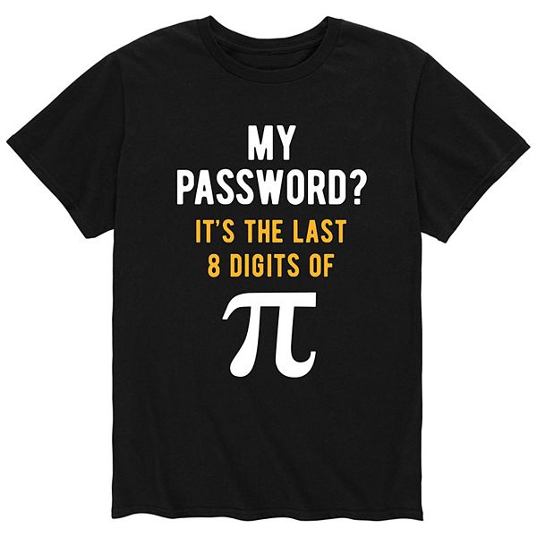 Men's Password Last Of Pi Tee